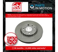 2x Brake Discs Pair Vented fits FIAT PANDA VAN 169, 169CXA1A Front 1.1 1.2 257mm