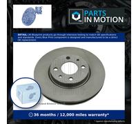 2x Brake Discs Pair Vented fits FIAT IDEA 350 Front 1.2 1.4 1.3D 2003 on 257mm