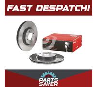 2x Brake Discs Pair Vented fits FORD B-MAX EcoBoost 1.0 Front 2012 on 278mm Set