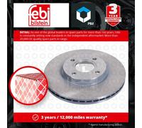2x Brake Discs Pair Vented fits FORD B-MAX TDCi 1.6D Front 2012 on T3JB 278mm