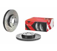 2x Brake Discs Pair Vented fits FORD C-MAX TDCi 1.6D Front 07 to 10 278mm Set