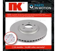 2x Brake Discs Pair Vented fits FORD EDGE TDCi 2.0D Front 15 to 18 316mm Set NK