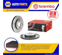 2x Brake Discs Pair Vented fits FORD FIESTA Mk4, Mk5 1.6 Front 00 to 08 With ABS