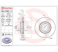 2x Brake Discs Pair Vented fits FORD FIESTA Mk7 1.0 Front 2017 on 262mm Set New