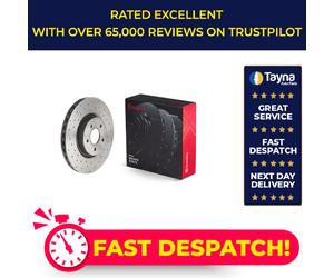2x Brake Discs Pair Vented fits FORD FOCUS Mk3 TDCi 2.0D Front 14 to 20 T8DA Set