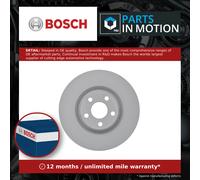 BOSCH 0986479D48 Brake Disc Front Vented 316mm Ø Fits Ford Edge Galaxy S-Max