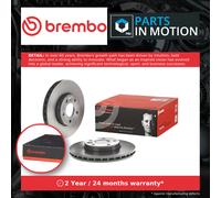 2x Brake Discs Pair Vented fits FORD GRAND C-MAX 1.0 Front 18 to 19 278mm Set