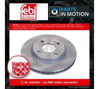 2x Brake Discs Pair Vented fits FORD FIESTA Mk6 TDCi 1.6D Front 2008 on 258mm