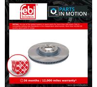 2x Brake Discs Pair Vented fits FORD KUGA Mk3 2.5 Front 2019 on BGDA 330mm Set