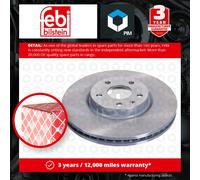 2x Brake Discs Pair Vented fits FORD MONDEO Mk5 2.5 Front 2015 on S7CB 300mm Set