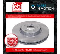 2x Brake Discs Pair Vented fits FORD MONDEO Mk4 TDCi 2.0D Front 07 to 15 300mm
