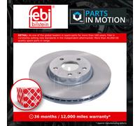 2x Brake Discs Pair Vented fits FORD MONDEO Mk5 2.5 Front 2015 on S7CB 300mm Set