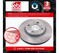 2x Brake Discs Pair Vented fits FORD PUMA ST160 Front 1.4 1.6 1.7 00 to 02 258mm