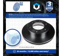 2x Brake Discs Pair Vented fits MAZDA BT50 3.0D Front 2006 on WEAT 289mm Set New