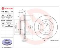 2x Brake Discs Pair Vented fits FORD RANGER ET TDCi 3.0D Front 06 to 12 289mm