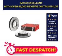 2x Brake Discs Pair Vented fits FORD RANGER TKE TDCi 2.2D Front 2011 on 302mm