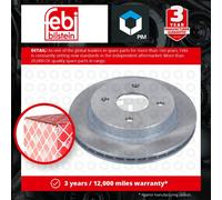 Febi Bilstein 05644 Brake Disc Pair Fits Ford Mondeo 1.6 i 1.8 i 2.0 i 1993-2000
