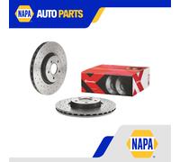 2x Brake Discs Pair Vented fits FORD TRANSIT CONNECT 1.6D Front 2013 on 320mm