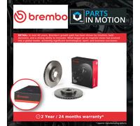 2x Brake Discs Pair Vented fits FORD TRANSIT CONNECT 1.6D Front 2018 on 300mm