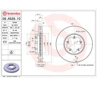 2x Brake Discs Pair Vented fits FORD TRANSIT TDCi 2.2D Front 06 to 14 280mm Set