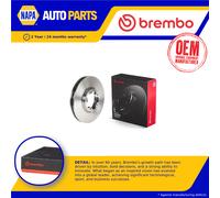 2x Brake Discs Pair Vented fits FORD TRANSIT V363 2.0D Front 2016 on 308mm Set