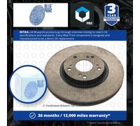 2x Brake Discs Pair Vented fits HONDA ACCORD CL7, CM1 2.0 Front 03 to 08 300mm