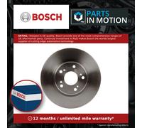 Bosch BD2003 Brake Disc Set - 293 mm Vented Discs - Front Axle - ECE-R90 Certified - Good Cooling, Reliable Braking, Corrosion Protection - 1 Set of 2 Discs