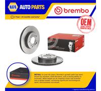 2x Brake Discs Pair Vented fits HONDA CIVIC FD3, Mk8 1.3 Front 06 to 12 LDA2 Set