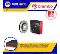 2x Brake Discs Pair Vented fits HONDA CR-V 1.5 Front 2016 on 320mm Set Brembo