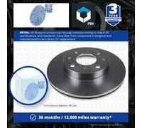 Febi ADH24316 Front Brake Disc Fits Honda CRX Civic Integra