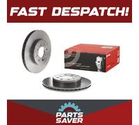 2x Brake Discs Pair Vented fits HONDA JAZZ Mk3 1.4 Front 2008 on L13Z1 262mm Set