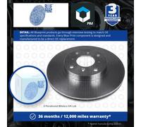 2x Brake Discs Pair Vented Front 282mm ADH24335 Blue Print Set 45251SS0A00 New