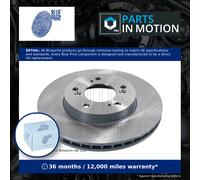 2x Brake Discs Pair Vented fits HONDA SHUTTLE RA 2.3 Front 97 to 04 F23A7 282mm