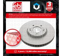 2x Brake Discs Pair Vented fits HYUNDAI GRANDEUR HG 2.4 Front 11 to 16 G4KE Set