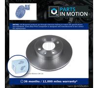2x Brake Discs Pair Vented Front 241mm ADG04397 Blue Print Set 517120X500 New