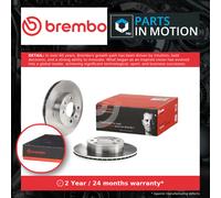 2x Brake Discs Pair Vented fits HYUNDAI i10 PA 1.2 Front 2008 on G4LA 241mm Set