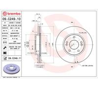 2x Brake Discs Pair Vented fits HYUNDAI i30 1.5 Front 2020 on G4LG 280mm Set New