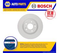 2x Brake Discs Pair Vented fits HYUNDAI i30 PD, PDE Front 1.0 1.4 1.5 1.6D G3LC
