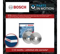 2x Brake Discs Pair Vented fits HYUNDAI SANTA FE Mk1 2.0 Front 01 to 05 G4JP Set