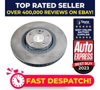 2x Brake Discs Pair Vented fits HYUNDAI SANTA FE Mk4 2.2D Front 2018 on 340mm