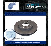 2x Brake Discs Pair Vented Front 257mm ADG04347 Blue Print Set 5171238100 New