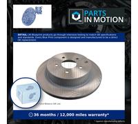 2x Brake Discs Pair Vented Rear 308mm ADN143122 Blue Print Set 43206CA000 New