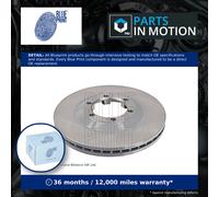 2x Brake Discs Pair Vented fits ISUZU RODEO Mk1 2.5D Front 02 to 12 280mm Set