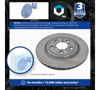 2x Brake Discs Pair Vented fits JAGUAR S TYPE X200 2.5 Rear 02 to 07 JB(AJV6)
