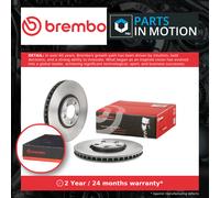 2x Brake Discs Pair Vented fits JAGUAR S TYPE X200 3.0 Front 99 to 07 320mm Set