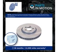 2x Brake Discs Pair Vented fits JAGUAR XF X250 2.2D Front 11 to 15 326mm Set New