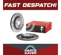2x Brake Discs Pair Vented fits JAGUAR XF X250 2.7D Rear 08 to 15 7G(AJTDV6) Set