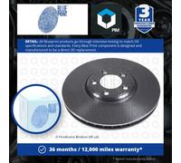 2x Brake Discs Pair Vented Front 320mm ADJ134344 Blue Print Set C2C8354 Quality