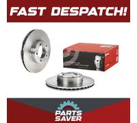 2x Brake Discs Pair Vented fits JAGUAR XJ12 H.E. 5.3 Front 72 to 93 284mm Set