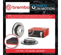 2x Brake Discs Pair Vented fits JAGUAR XK8 X100 4.2 Rear 02 to 06 2B(AJ33) 305mm